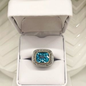 Blue Topaz Ring